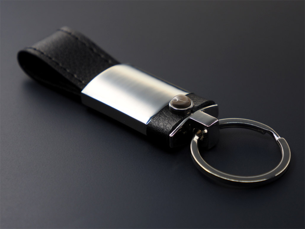 Logotrade corporate gifts photo of: Striped Flint Keyring 1292095