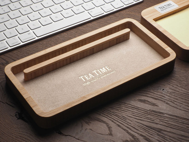 Logo trade promotional item photo of: Wooden desk organiser 1850292