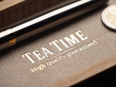 Logo trade business gift photo of: Wooden desk organiser 1850292