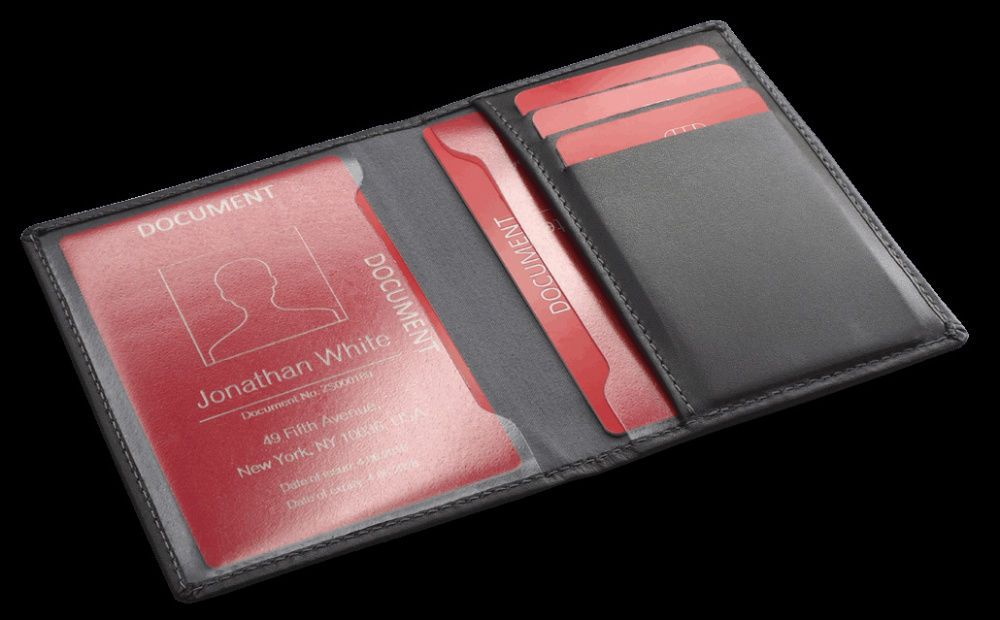Logo trade promotional products image of: Document wallet 889131