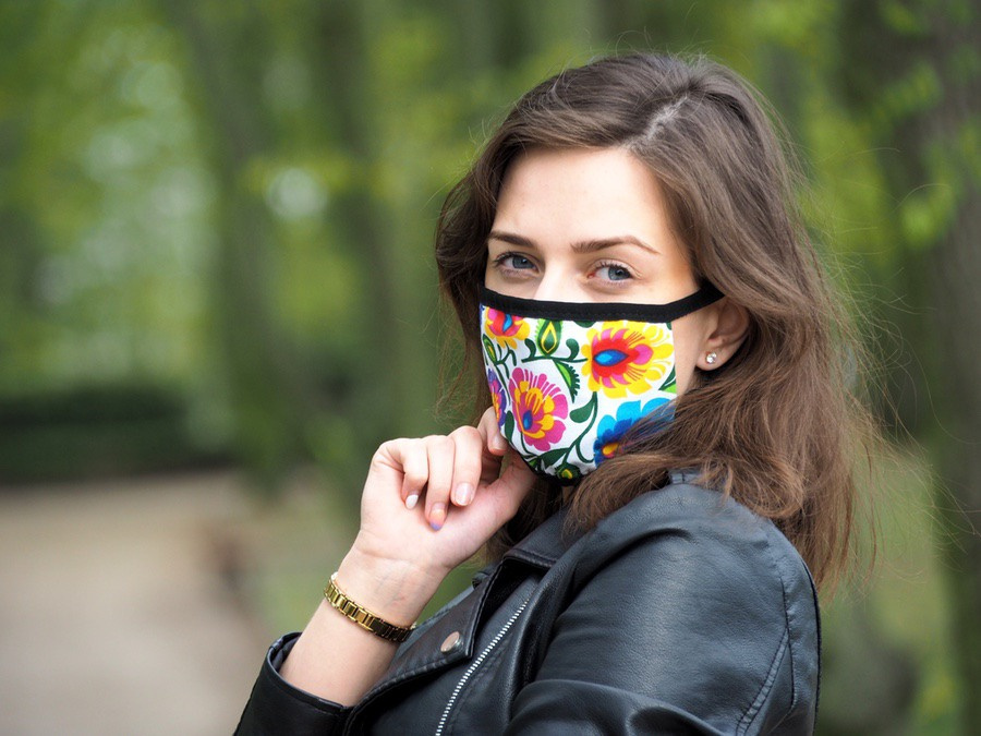 Logotrade promotional product image of: MARS cotton mask (size M) 1379165