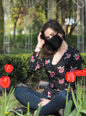 Logo trade promotional items image of: MARS cotton mask (size M) 1379165