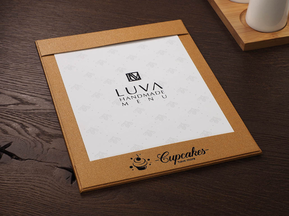 Logo trade promotional giveaways image of: Menu pad 1024280