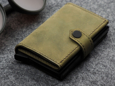 Logo trade advertising products picture of: RFID wallet - Hunter Leather 2109284