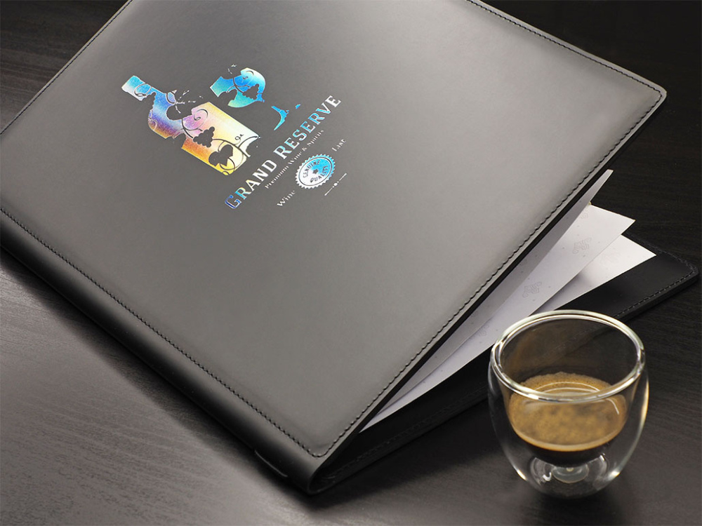 Logo trade corporate gifts picture of: Menu cover Fine Dining Pro 1220094