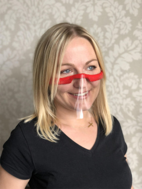 Logo trade promotional products picture of: KALIPSO clear face shield-mask for mouth and nose 1447162