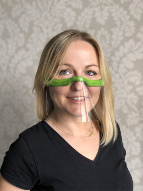 Logo trade advertising products picture of: KALIPSO clear face shield-mask for mouth and nose 1447162