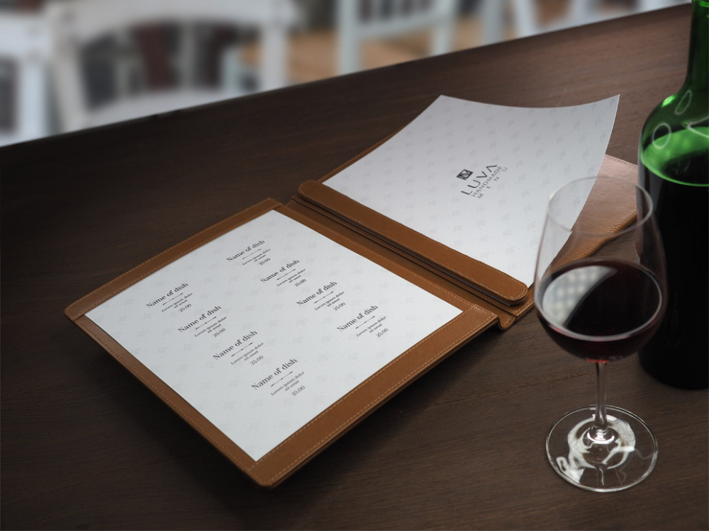 Logotrade corporate gift image of: Menu cover 1054119