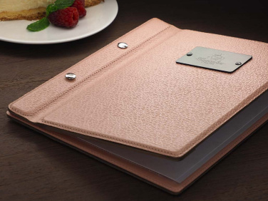 Logo trade promotional giveaways image of: Menu cover 1087281