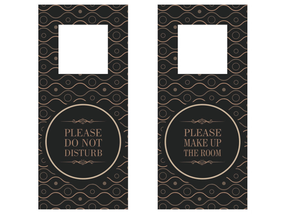 Logo trade promotional merchandise photo of: DND door sign 1110117