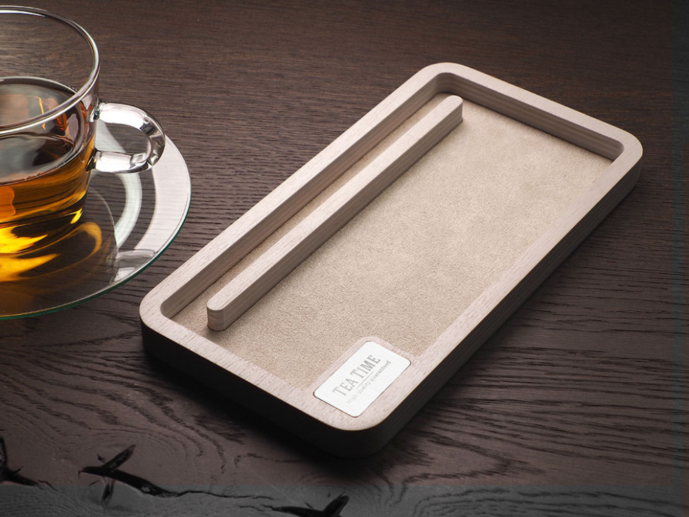 Logotrade advertising product picture of: Wooden desk organiser 1818121