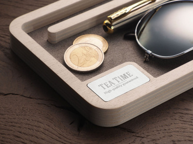 Logotrade advertising product image of: Wooden desk organiser 1818121