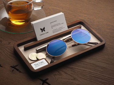 Logo trade promotional products picture of: Wooden desk organiser 1818121