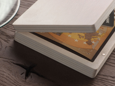 Logo trade advertising products image of: Wooden bill box 1816121