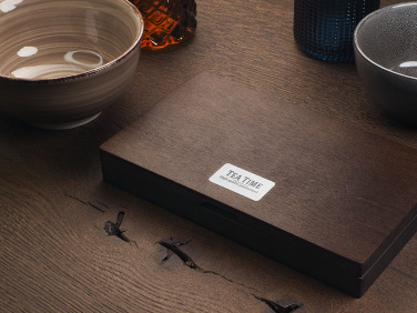 Logotrade promotional item image of: Wooden bill box 1816121