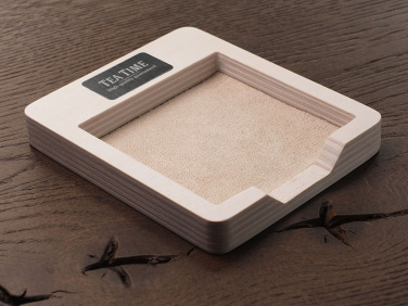 Logo trade promotional gift photo of: Wooden memo card box 1832121