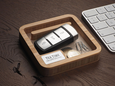 Logotrade promotional merchandise image of: Wooden desk organiser 1846292