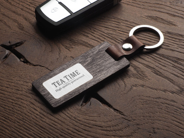 Logotrade business gift image of: Wooden keyring 1853121