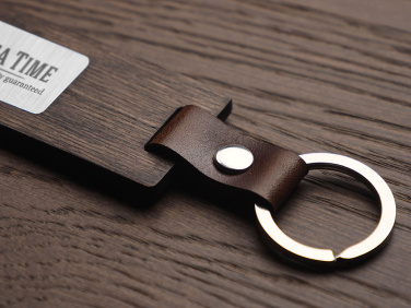 Logotrade promotional merchandise picture of: Wooden keyring 1853121