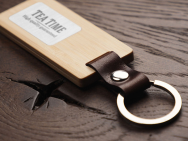 Logotrade promotional merchandise picture of: Wooden keyring 1853292