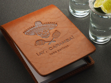 Logo trade promotional gifts image of: Waiter notepad 1202141