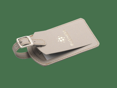 Logo trade corporate gifts image of: Luggage tag 1155113