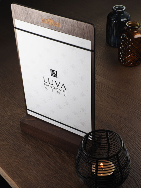 Logo trade advertising products image of: Promo menu 1867121