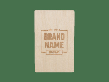 Logo trade business gift photo of: Wooden magnet 2034121