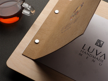 Logo trade corporate gifts image of: Menu cover 1211121