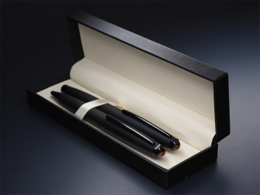 Logo trade promotional items picture of: Amber Pen set  1235036