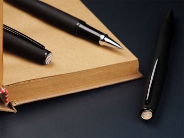 Logotrade promotional product image of: Striped Flint Pen set 1284036