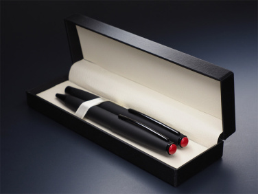 Logo trade promotional merchandise photo of: Coral stone Pen set 1285036