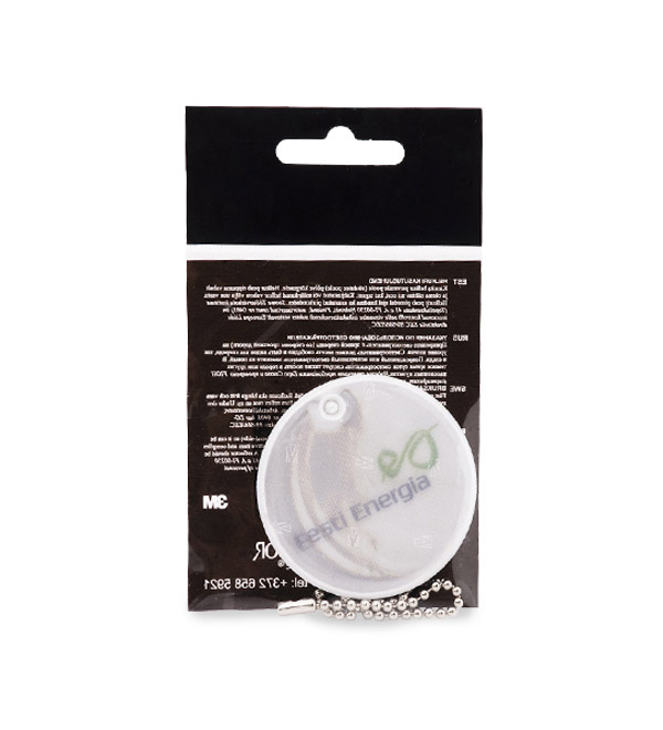 Logo trade promotional product photo of: Soft reflector with your logo dia. 50 mm