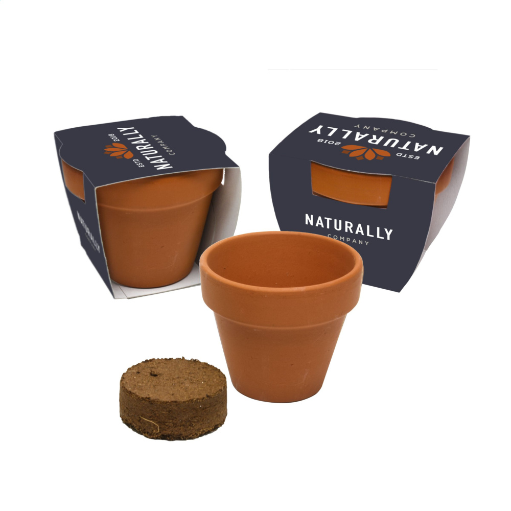 Logotrade promotional item picture of: Flowermix Terracotta flower seeds