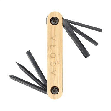 Logo trade promotional products picture of: Bamboo Black Tool multi tool