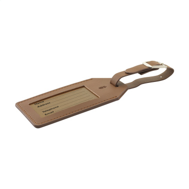 Logotrade promotional item image of: Vegan Pineapple Leather Luggage Tag