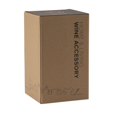 Logo trade advertising products picture of: CoolSteel Black wine cooler