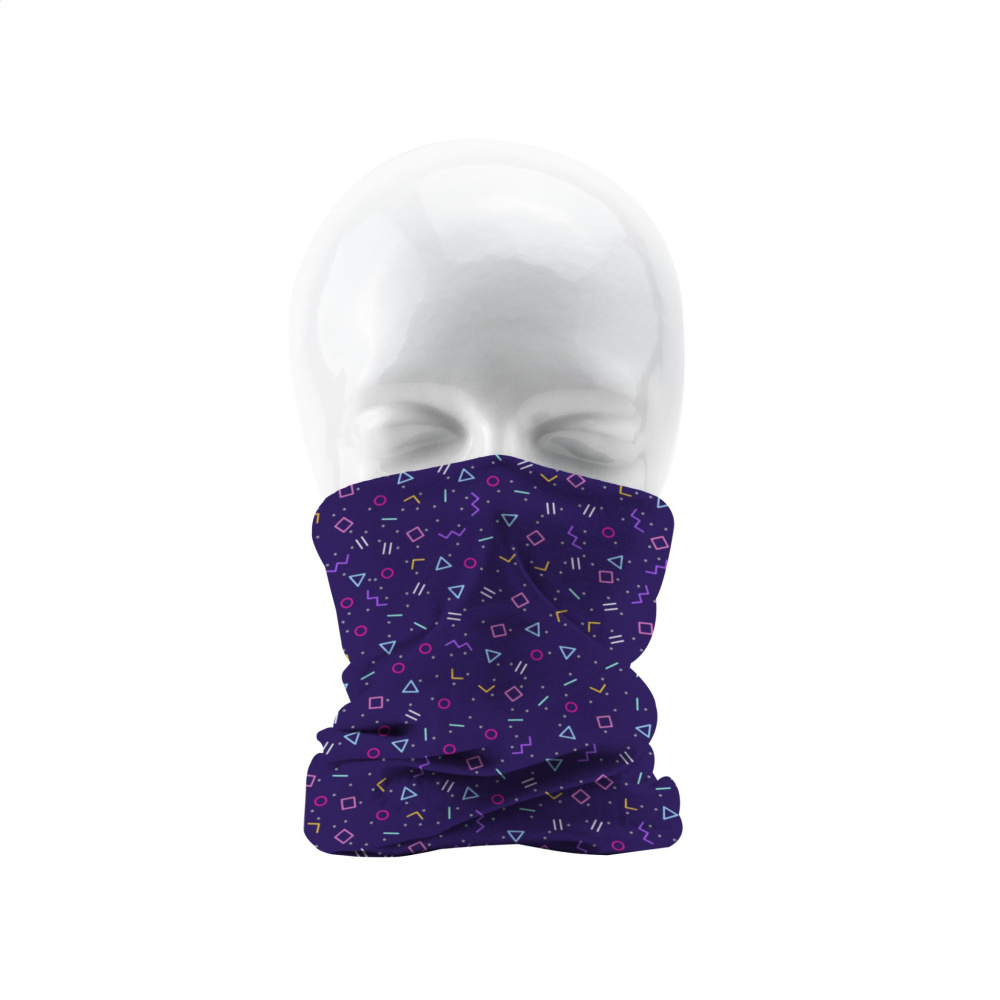 Logotrade promotional item image of: Bandana RPET multi-functional scarf all-over printing