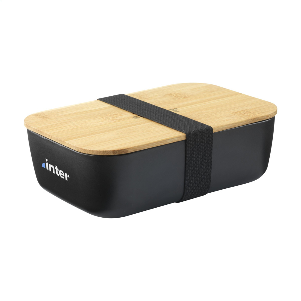 Logo trade corporate gifts picture of: Midori Bamboo Lunchbox