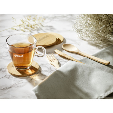 Logo trade promotional products picture of: Bambu Cutlery Set