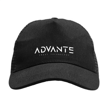 Logo trade business gift photo of: Trucker Recycled Cotton cap