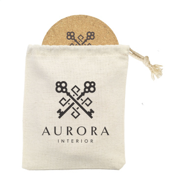 Logotrade promotional product image of: Cork Coaster Set