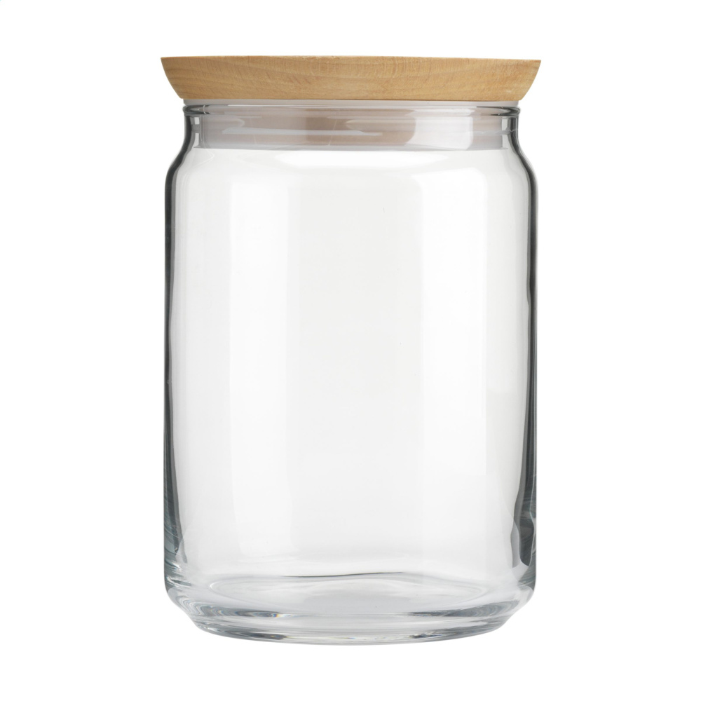 Logo trade promotional merchandise photo of: Wood Jar Storage