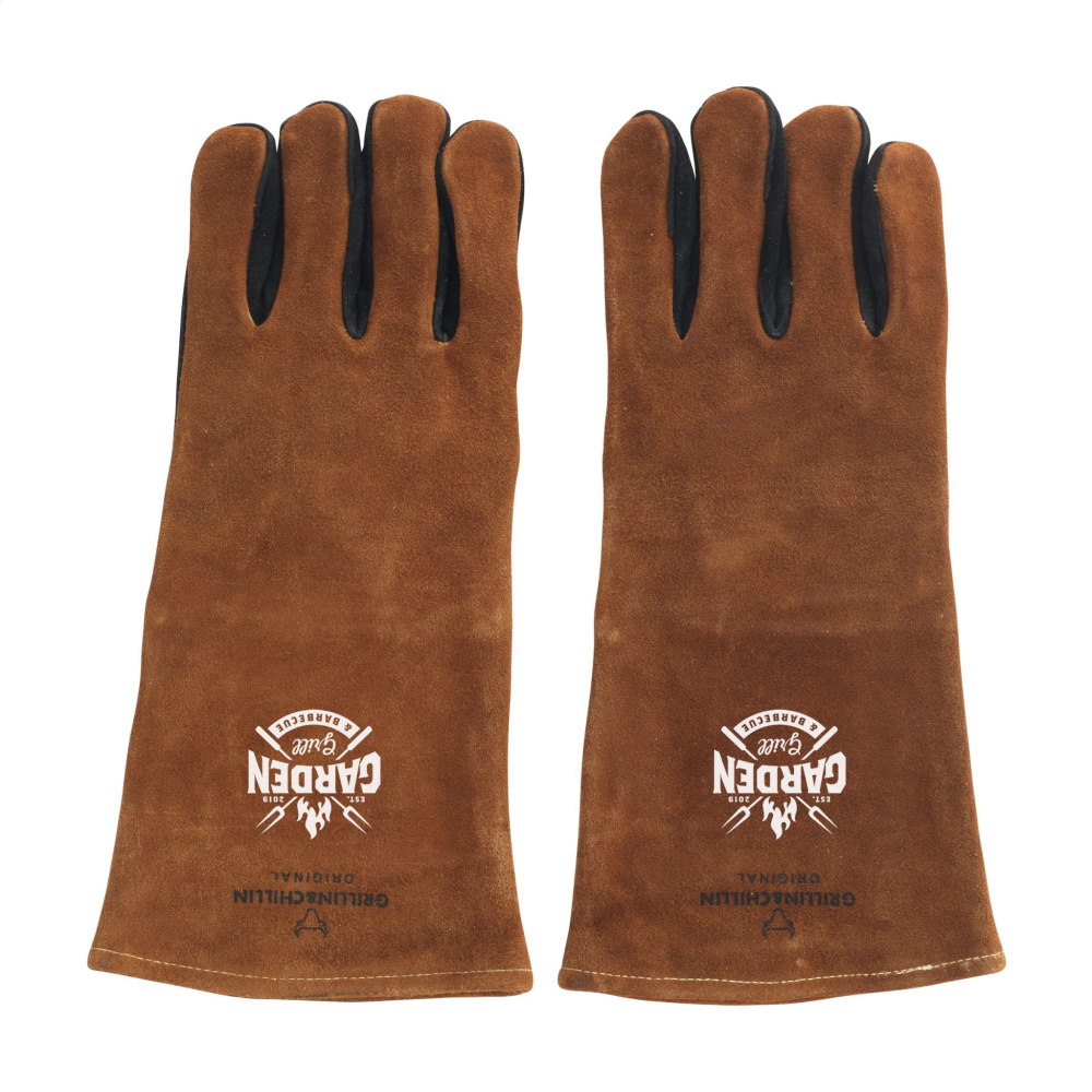 Logo trade promotional giveaways image of: Gusta Grill BBQ Gloves