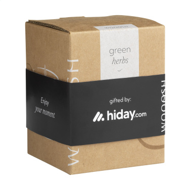 Logo trade promotional products picture of: Wooosh Scented Candle Green Herbs