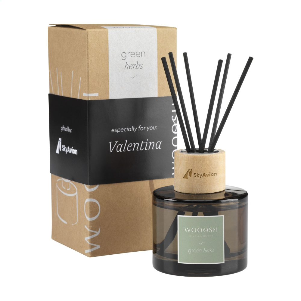 Logo trade promotional gifts image of: Wooosh Fragrance Sticks Green Herbs