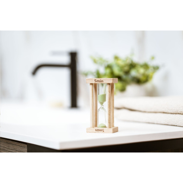 Logo trade advertising product photo of: EcoShower hourglass