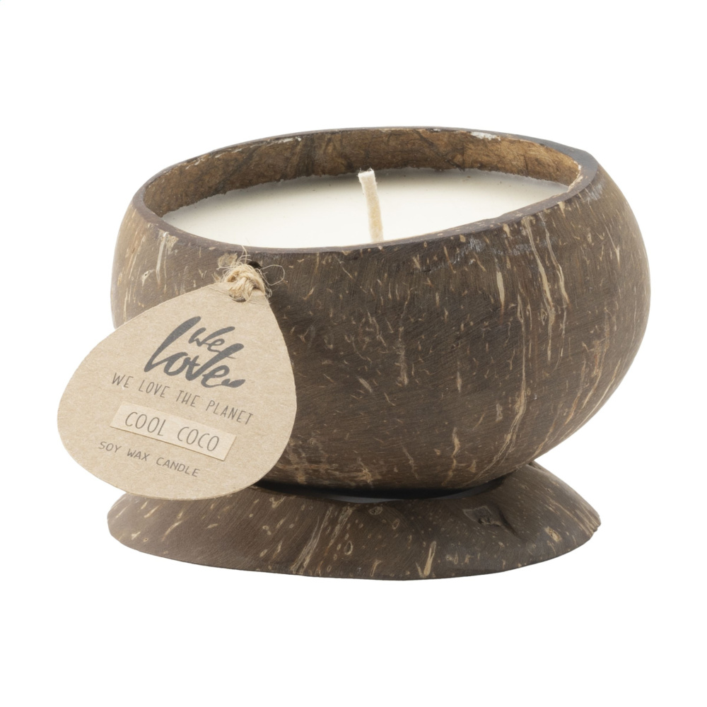 Logotrade promotional gifts photo of: We Love The Planet Coconut Candle