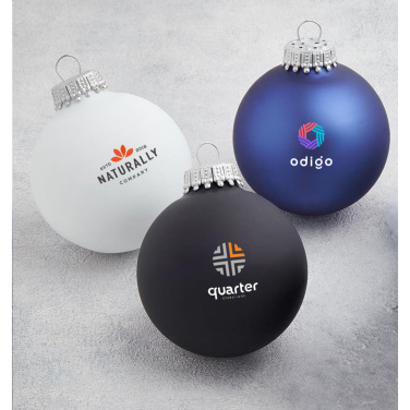 Logo trade promotional gifts image of: Christmas Bauble Ø 6 cm - set of 4 - Made in Europe