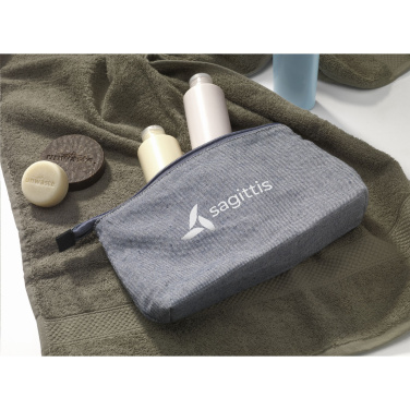 Logo trade promotional products picture of: Wolkat Safi Recycled Textile Cosmetic Bag